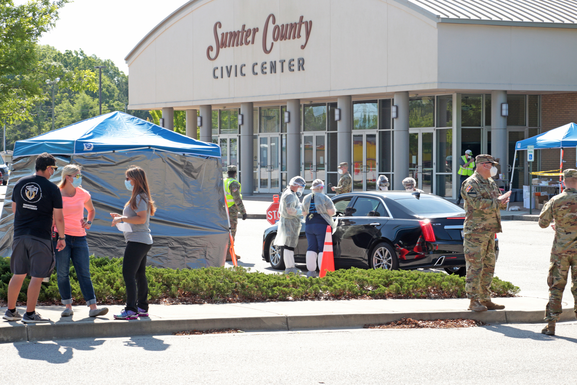 May 6 2020 Sumter County Civic Center coronavirus testing